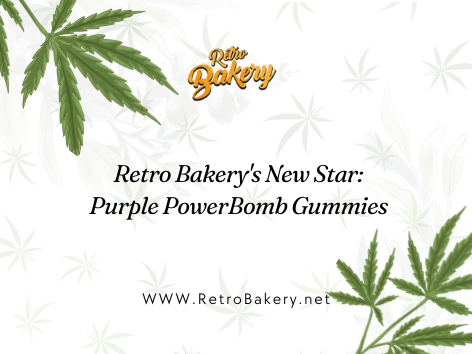 Retro Bakery's New Star: Purple PowerBomb Gummies