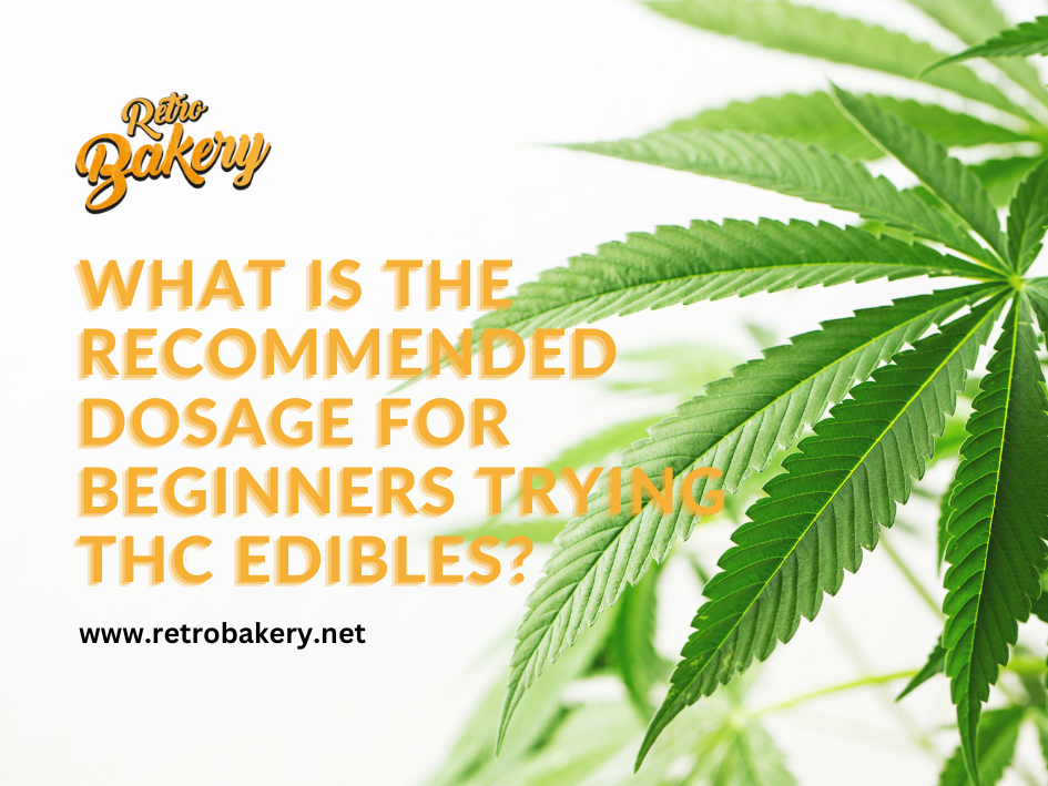 What is the recommended dosage for beginners trying THC edibles?