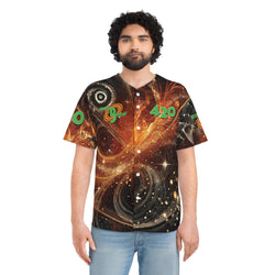 Retro Bakery Astral Space Jammed Jesery Button Up