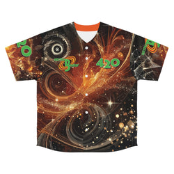 Retro Bakery Astral Space Jammed Jesery Button Up