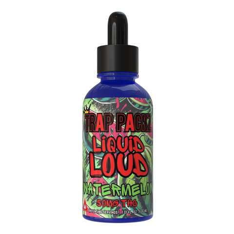 Liquid Loud Watermelon | 50mg Water-Soluble THC Drops | Trap Packz