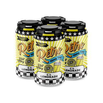 OG Lemonade 4 pack from Retro Bakery, 40MG THC