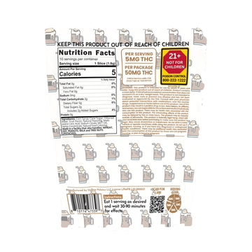 Root Beer Float Wheels from Retro Bakery, 50mg THC