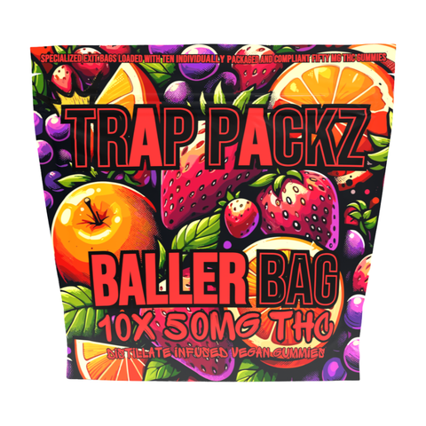 CHICO GANGSTA　5枚セット BALLER IN THE MIX Trap Packz Baller Bag Fruity Series Gummies