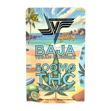 Baja High Dose Gummies from Retro Bakery, 500mg THC