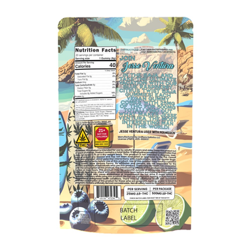 Baja High Dose Gummies from Retro Bakery, 500mg THC